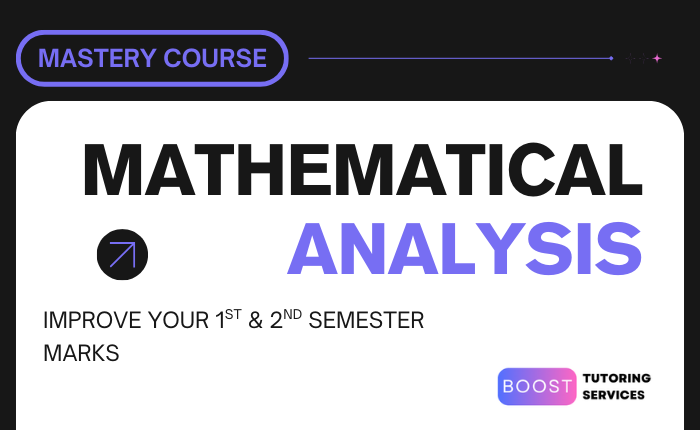 Mathematical Analysis Mastery (Both Semesters)